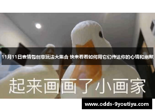 11月11日表情包创意玩法大集合 快来看看如何用它们传达你的心情和幽默