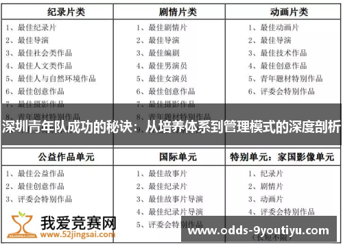 深圳青年队成功的秘诀：从培养体系到管理模式的深度剖析